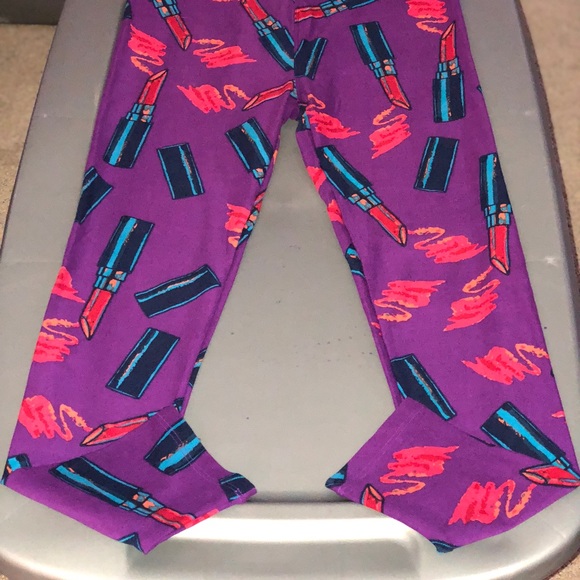 LulaRoe UNICORN Lipstick Leggings! - Picture 2 of 2
